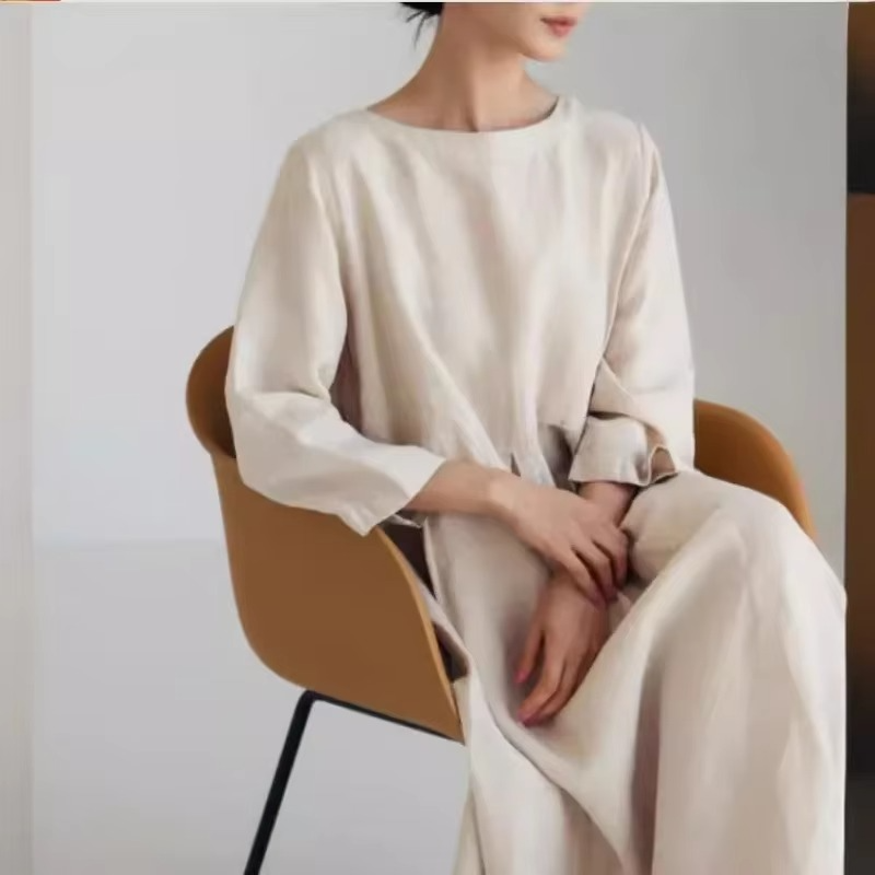 Julia Elegance™ – Long linen dress