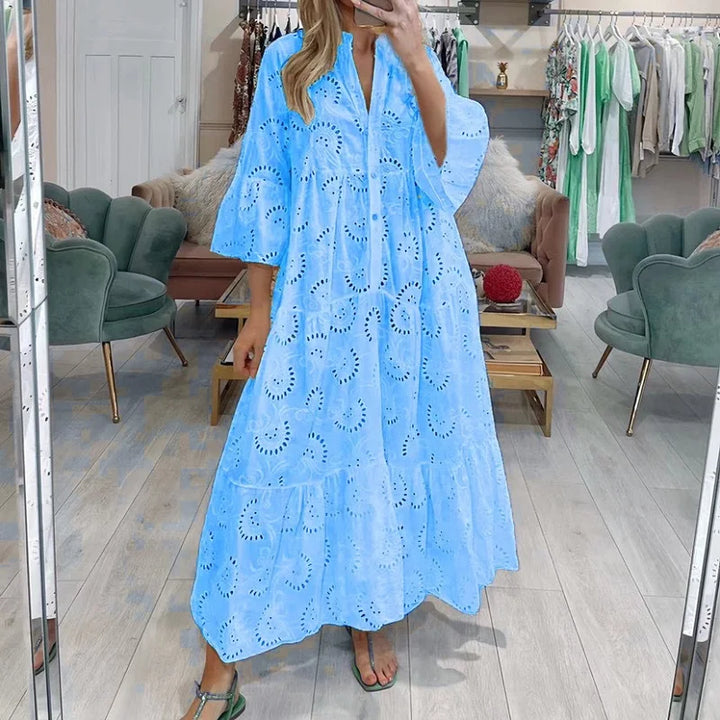 Léa™ – Embroidered lace dress