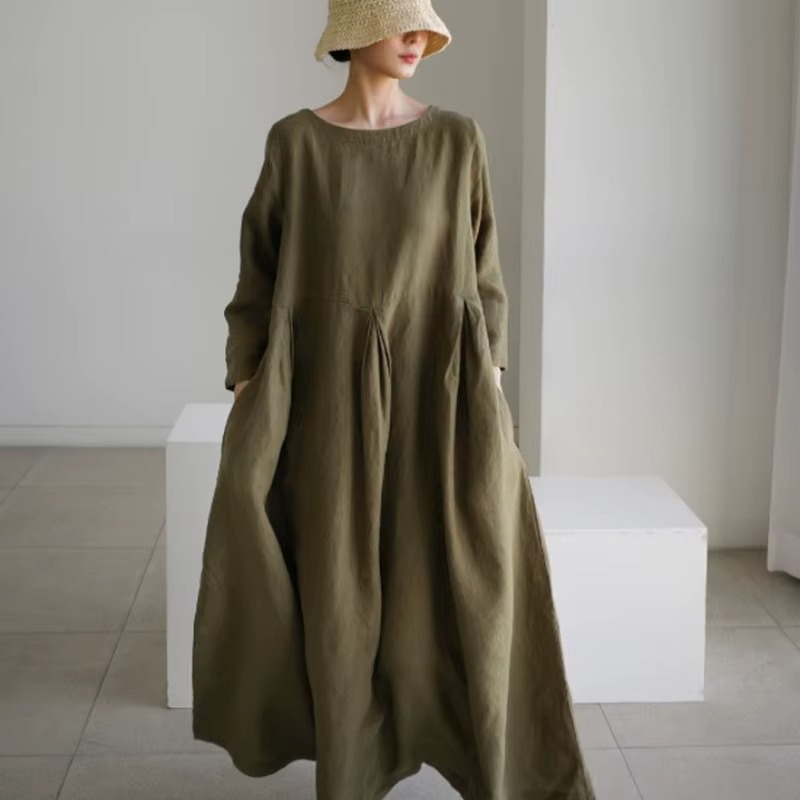 Julia Elegance™ – Long linen dress