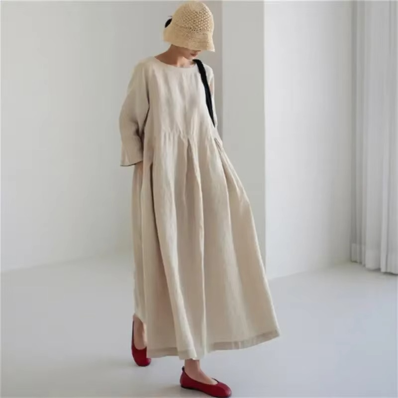 Julia Elegance™ – Long linen dress