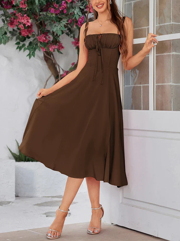 Harper™ | Lace-Up Dress