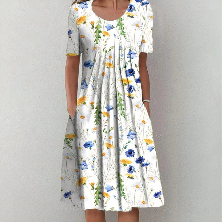 Sabine™ | Flattering Floral Dress