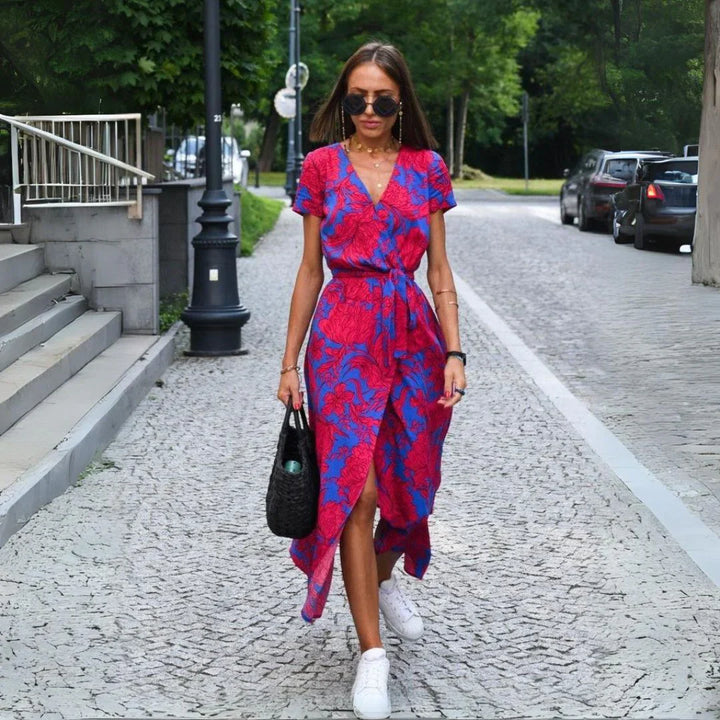 Eva™ | Women’s Stylish V-neck Dress