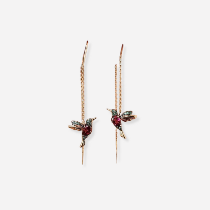 Lucy™ | Hummingbird Design Earrings