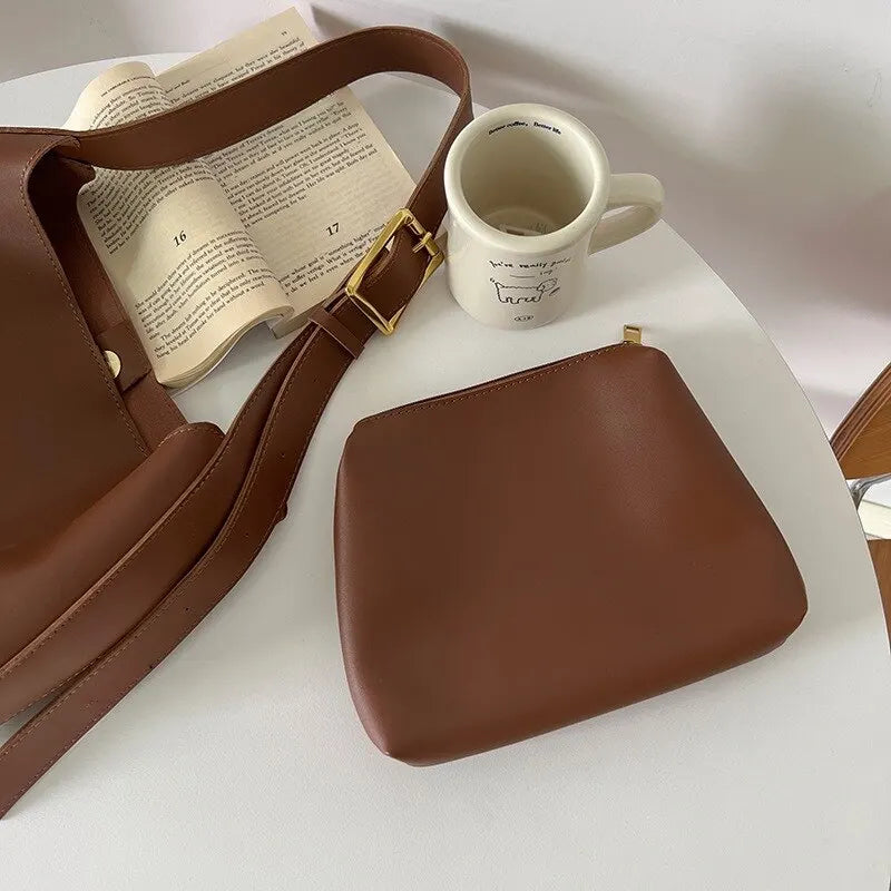 Harper™ - Elegant leather shoulder bag
