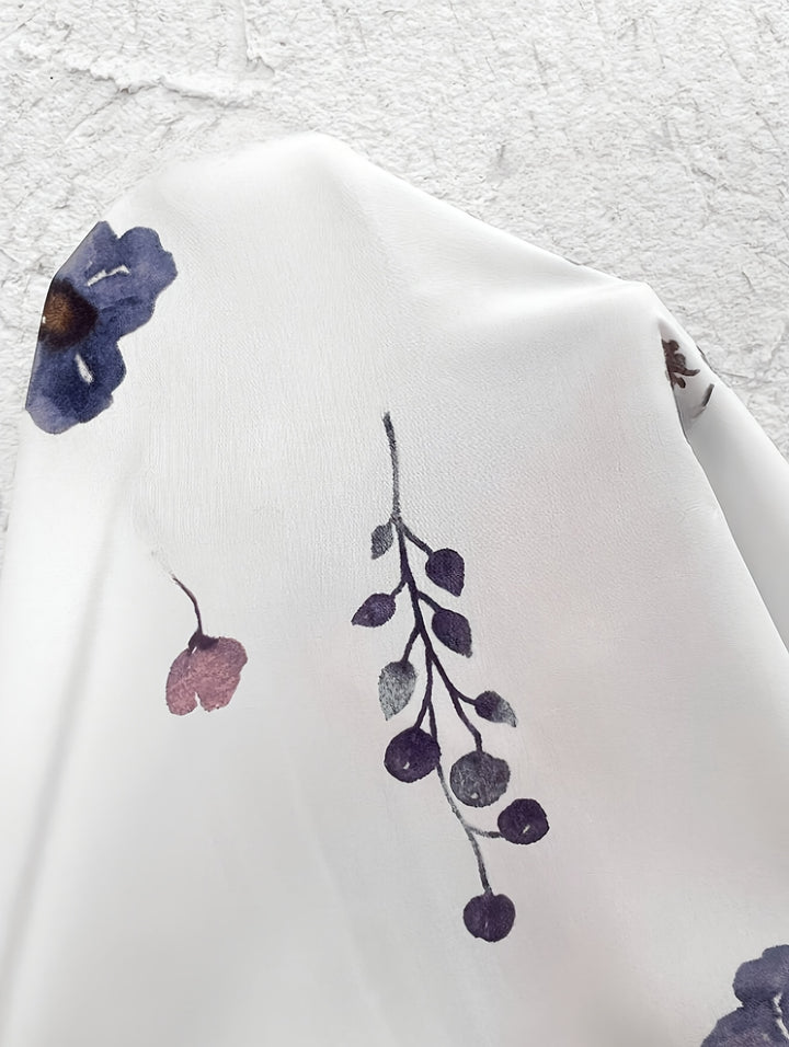 Amy | Luxe Floral Print Dress