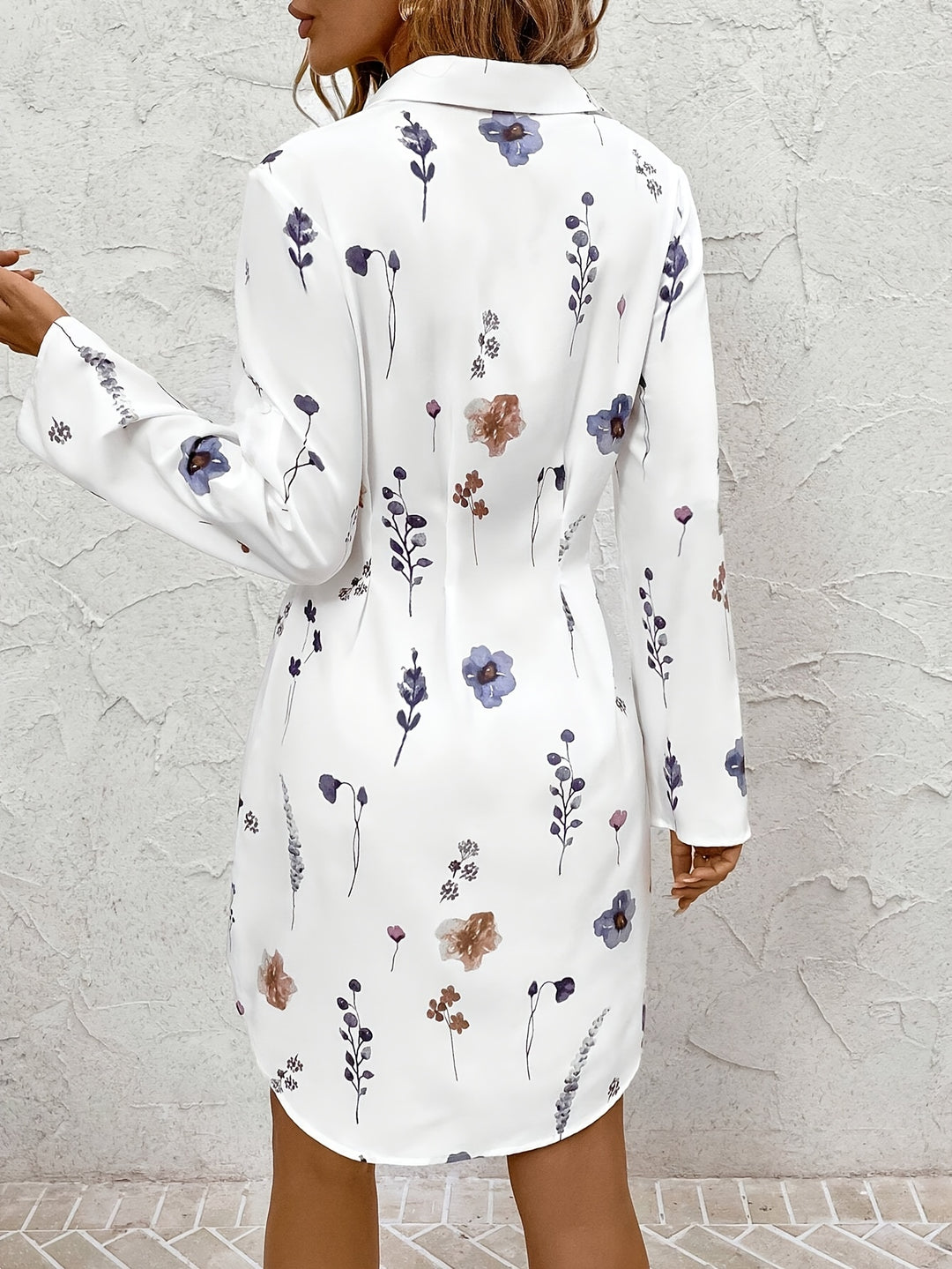 Amy | Luxe Floral Print Dress