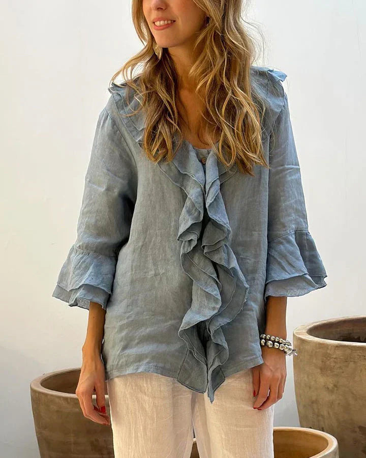 Cherry™ | Stylish Ruffled Blouse