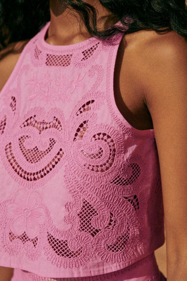 Moise™ | Women's Pink Lace Set