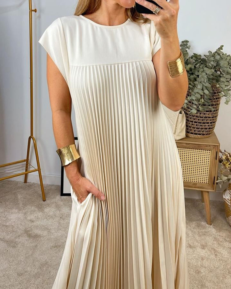 Valeria  – Pleated Dress