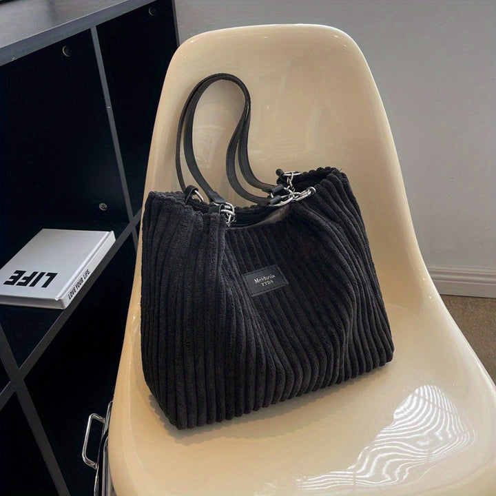 Harper™ - Soft corduroy shoulder bag