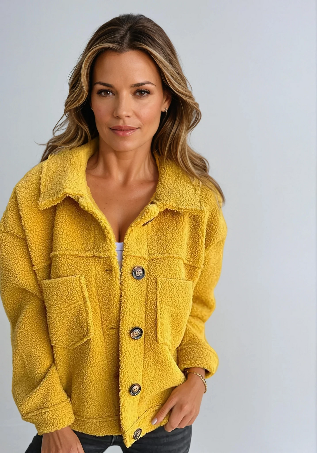 Ava - Cozy Crewneck Jacket