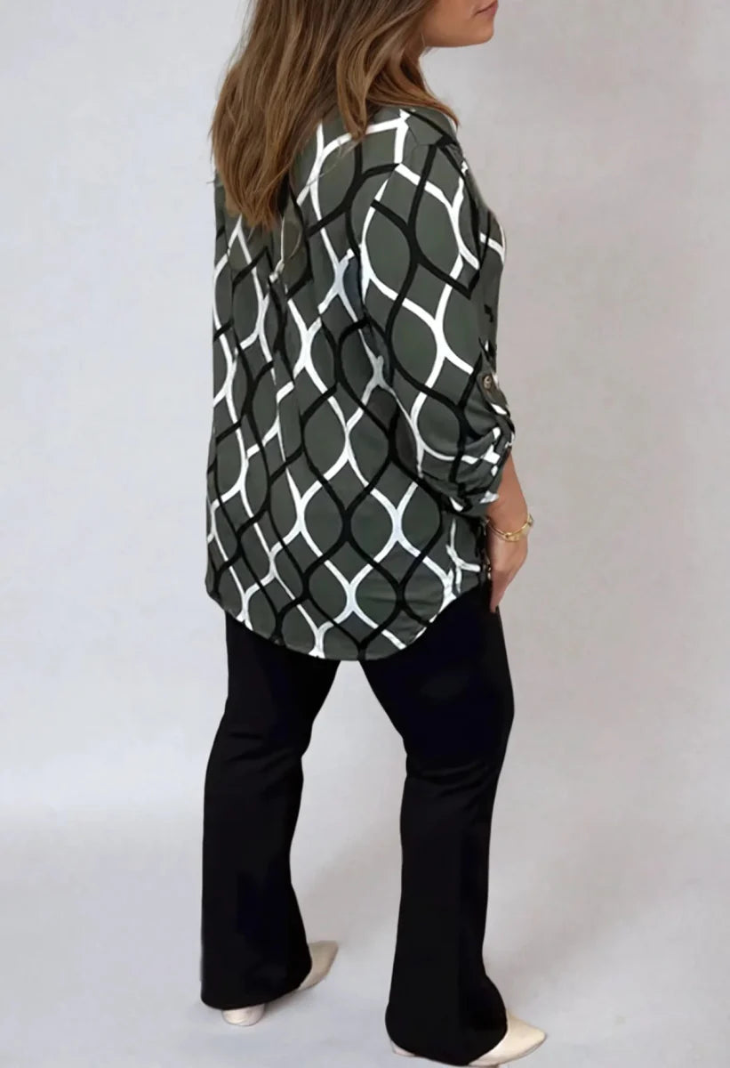 Jannita™ | Elegant Blouse with Long Sleeves