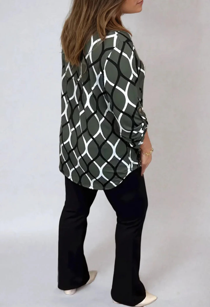 Jannita™ | Elegant Blouse with Long Sleeves