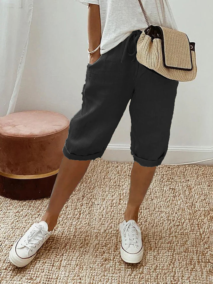 EMMA™ - Cotton-Linen Women's Shorts