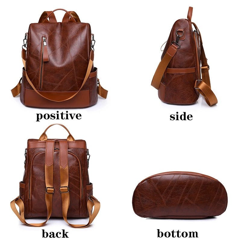 Martina™ | Stylish Women's Leather Backpack