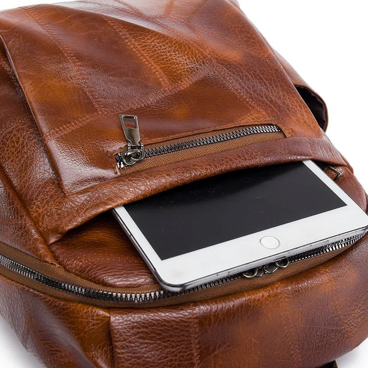 Greta™ | Stylish Leather Backpack