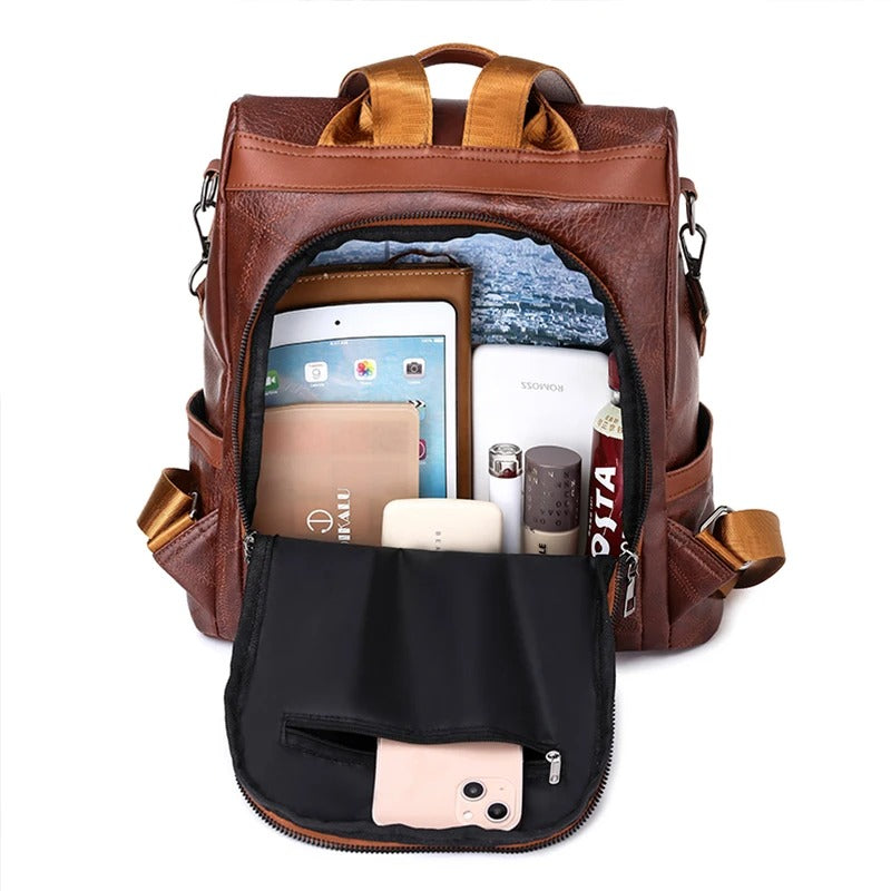 Martina™ | Stylish Women's Leather Backpack
