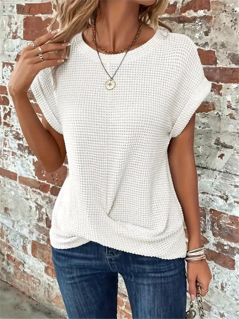 Ellis | Women's Blouse Elegant Round Neck Design