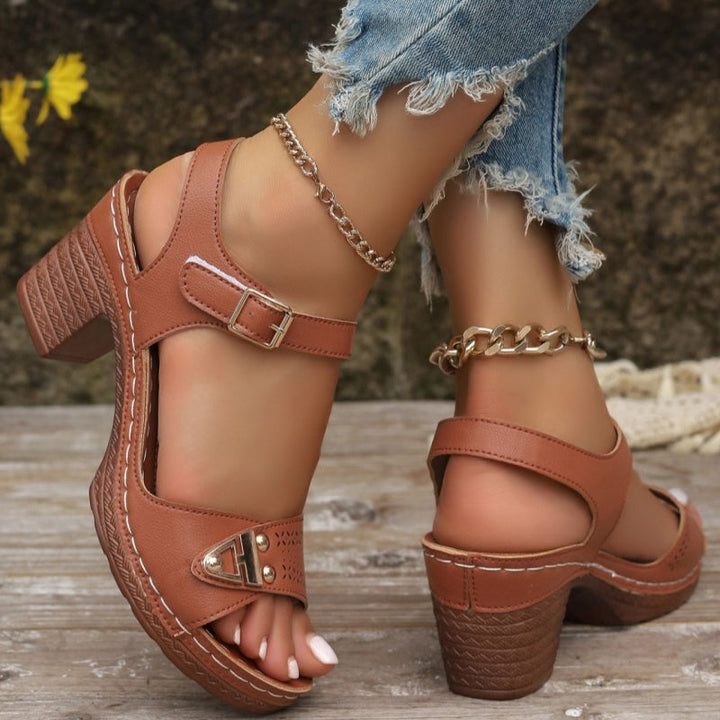 Jonna - Orthopedic Sandals with block heel