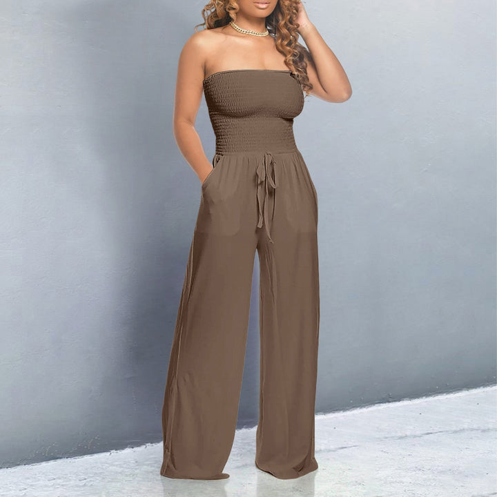 Sophia™ | Trendy Off-Shoulder Jumpsuit
