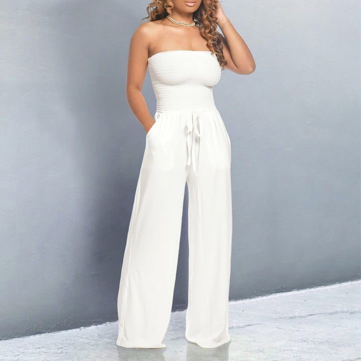 Sophia™ | Trendy Off-Shoulder Jumpsuit