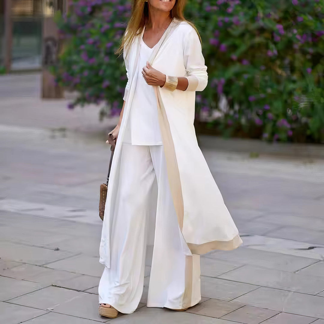 Sandra™ | Top & Wide-Leg Pants